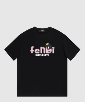 펜디 로고 프린트 반팔