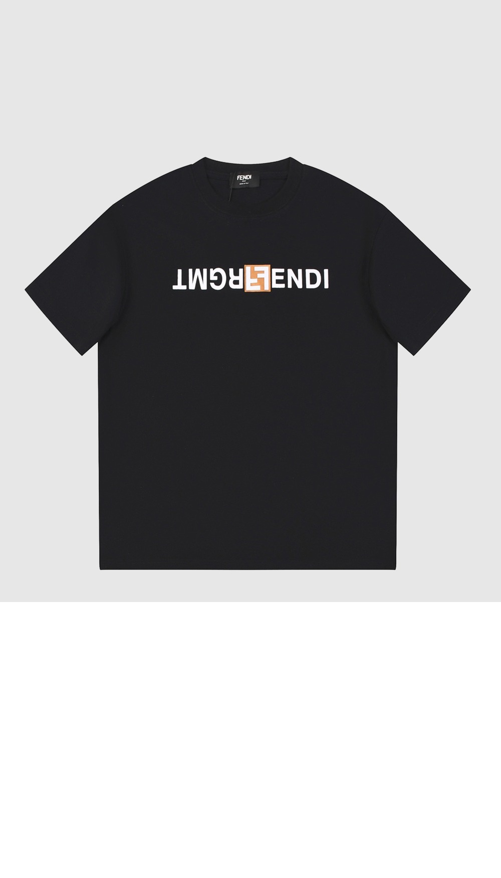 펜디 로고 프린트 반팔