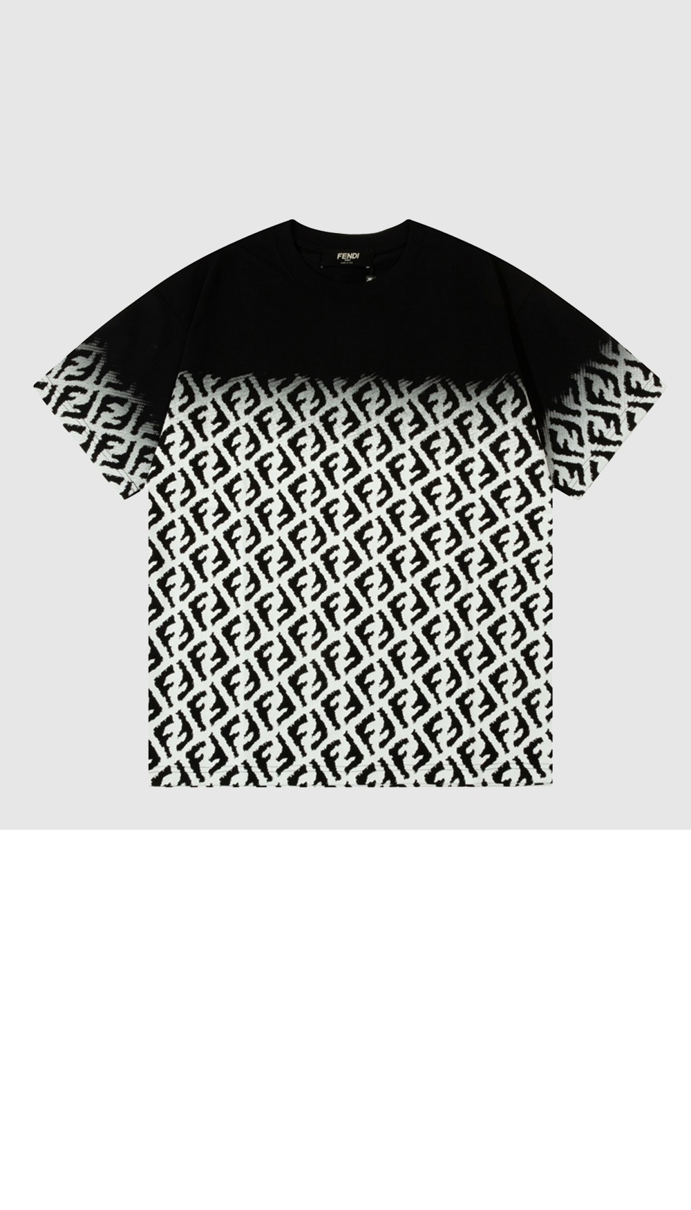 펜디 로고 프린트 반팔