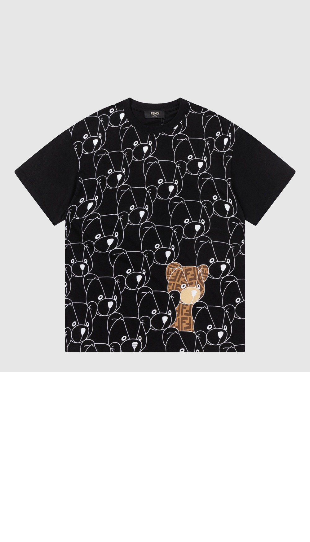 펜디 플라워 코튼 톱