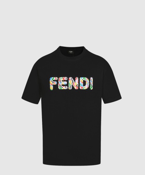 펜디 로고 프린트 반팔