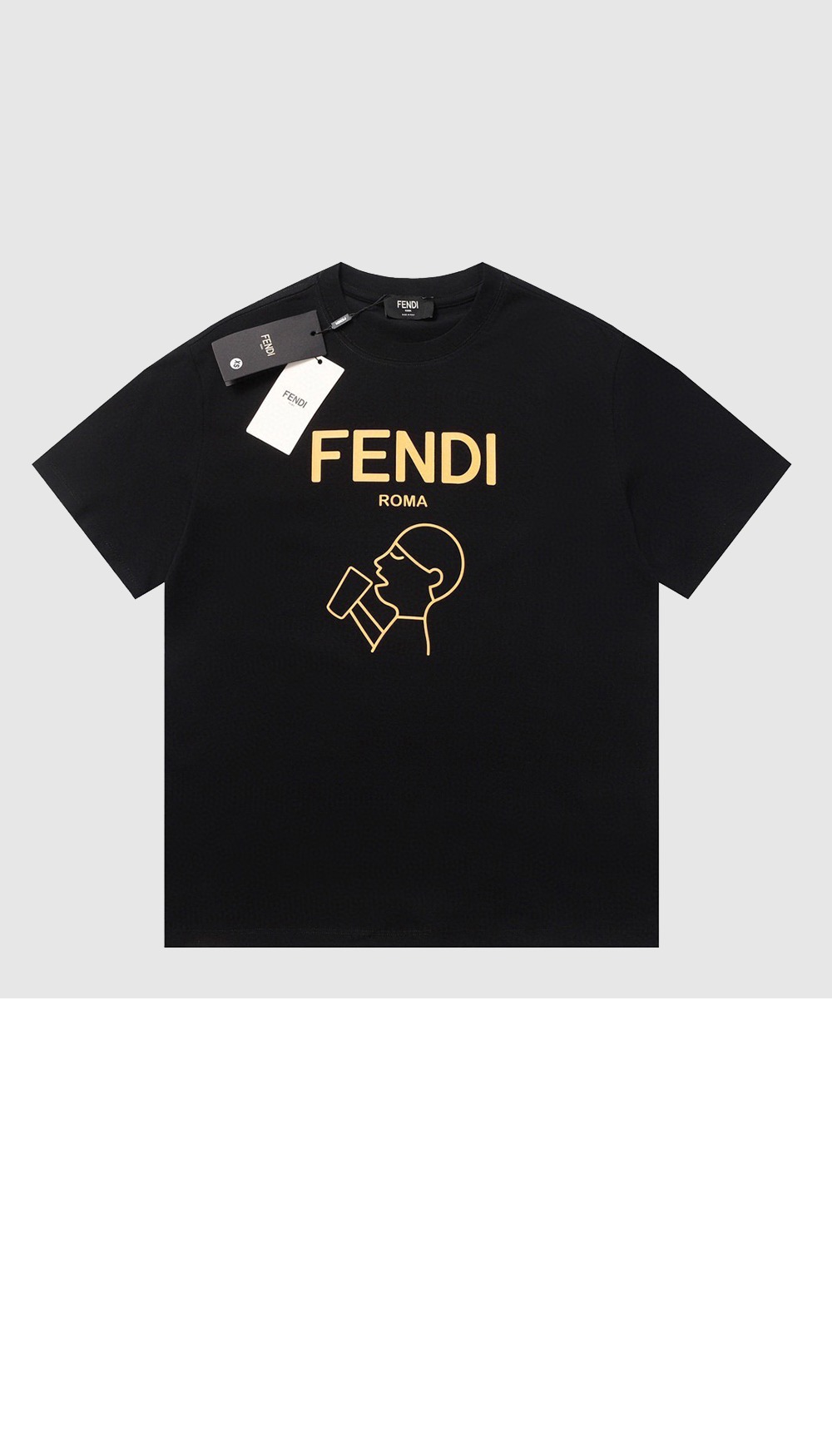 펜디 플라워 코튼 톱