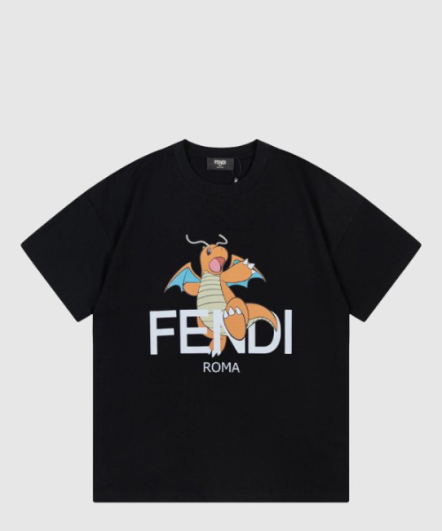 펜디 플라워 코튼 톱