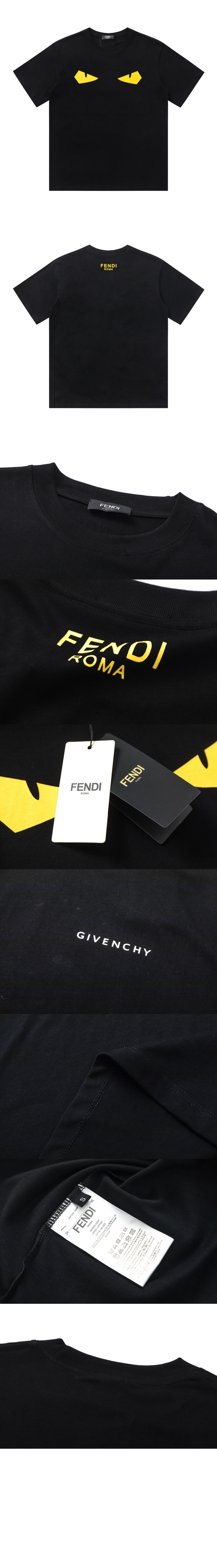 펜디 플라워 코튼 톱