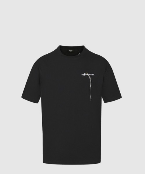 펜디 로고 프린트 반팔