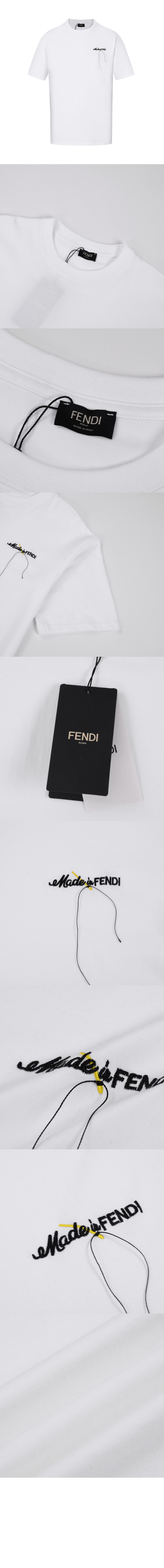 펜디 로고 프린트 반팔