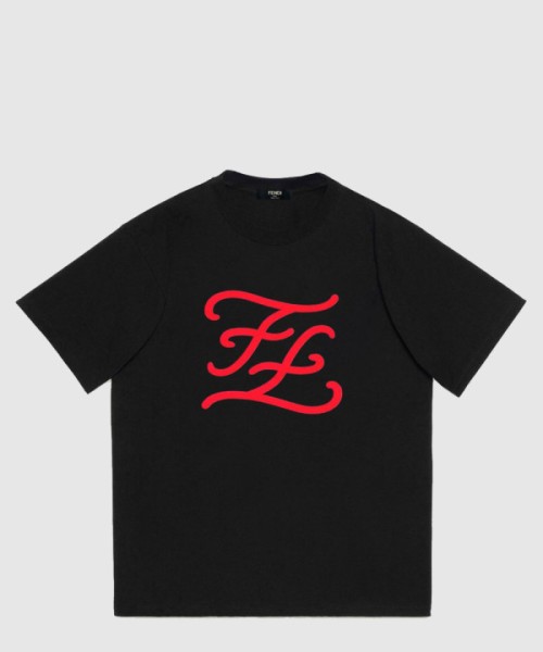 펜디 로고 프린트 반팔