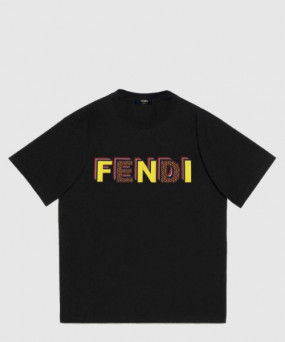 펜디 로고 프린트 반팔