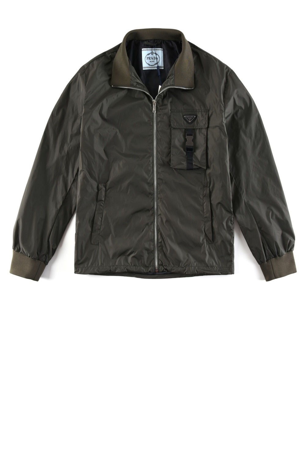 프라다 로고 집업 자켓