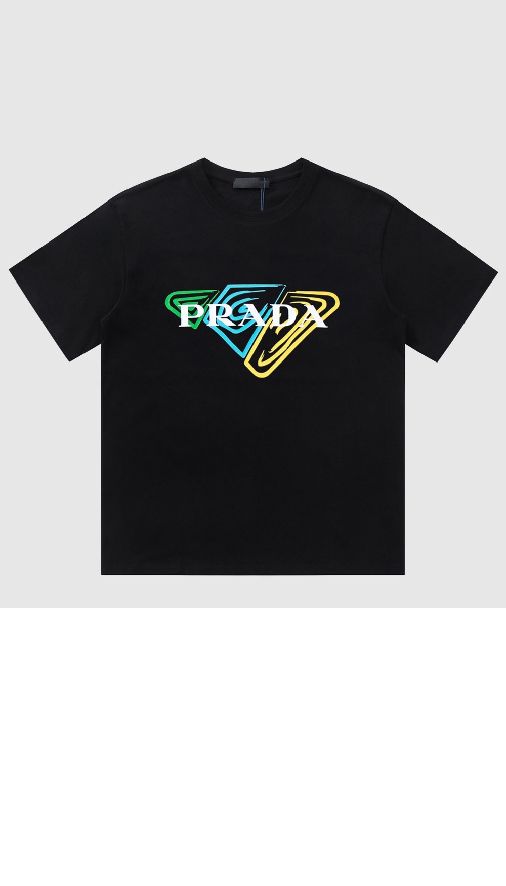프라다 로고 프린트 반팔