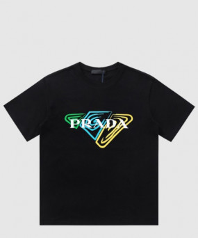 프라다 로고 프린트 반팔