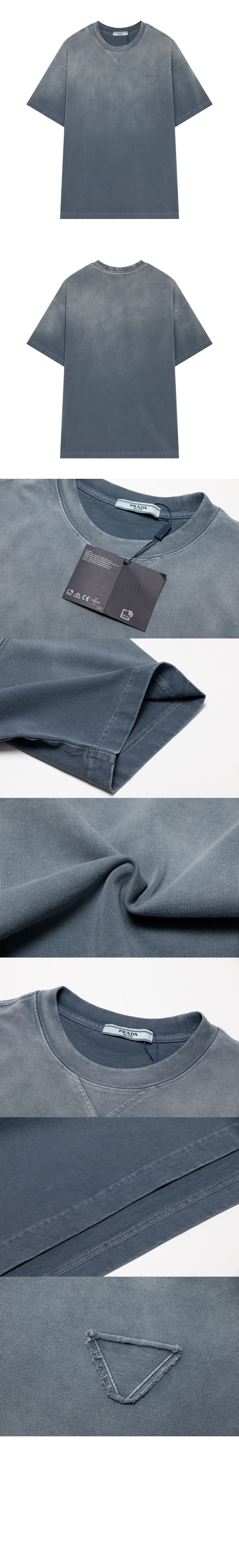 프라다 로고 프린트 반팔