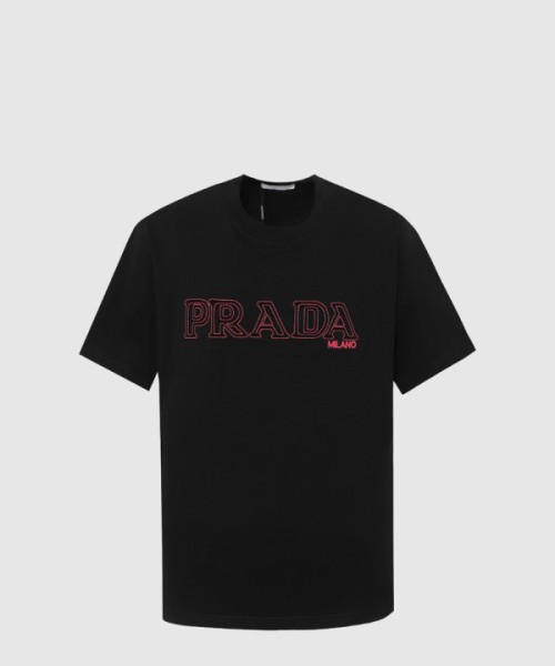 프라다 로고 프린트 반팔