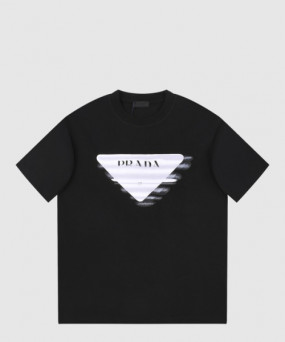 프라다 로고 프린트 반팔