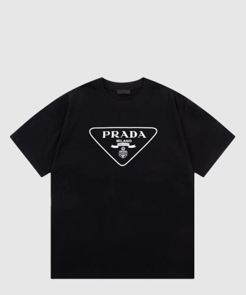 프라다 로고 프린트 반팔