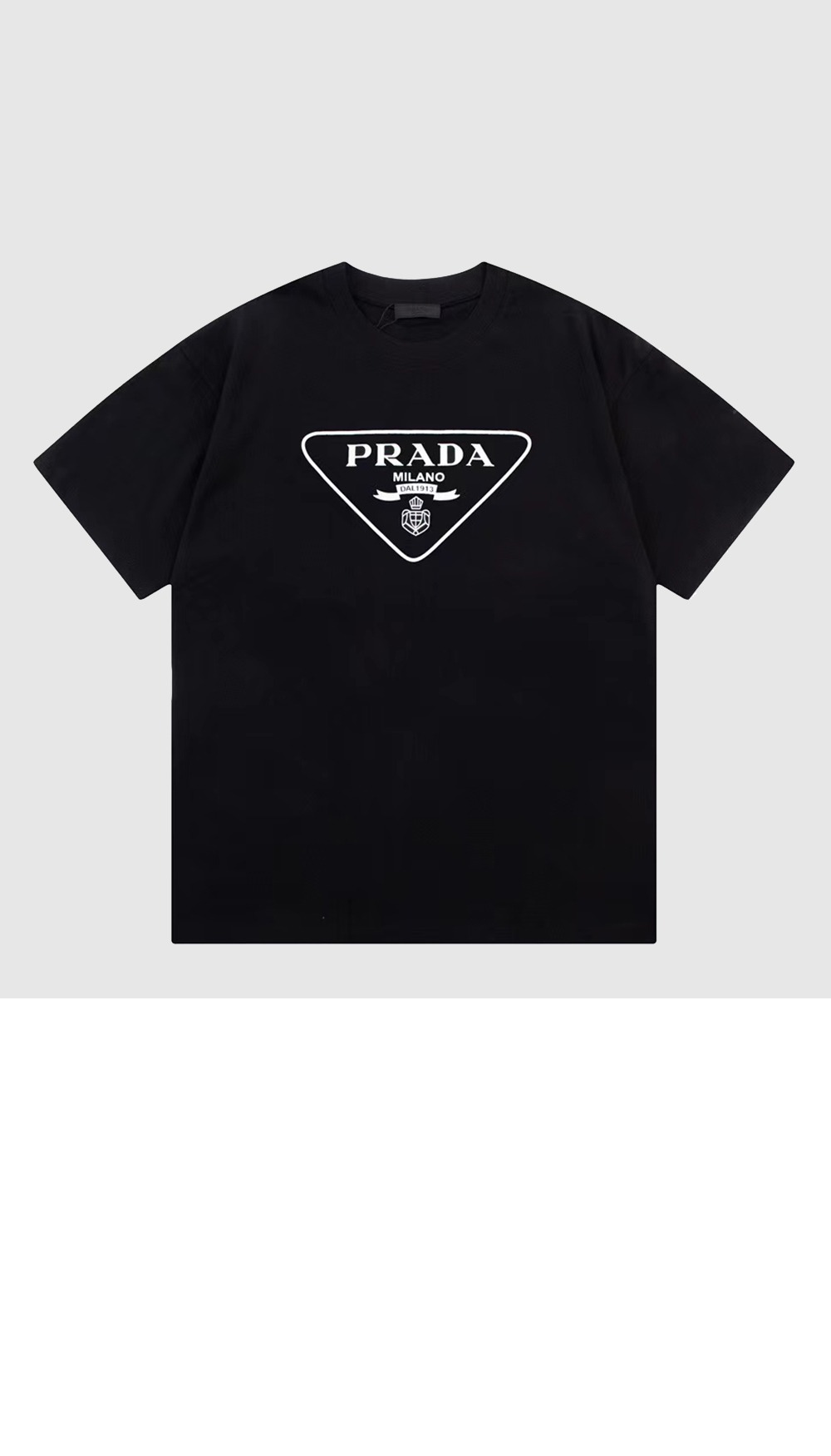 프라다 로고 프린트 반팔