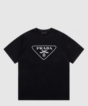 프라다 로고 프린트 반팔