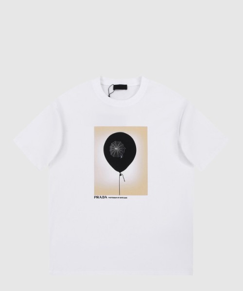 프라다 플라워 코튼 톱
