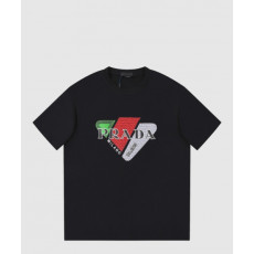 프라다 플라워 코튼 톱