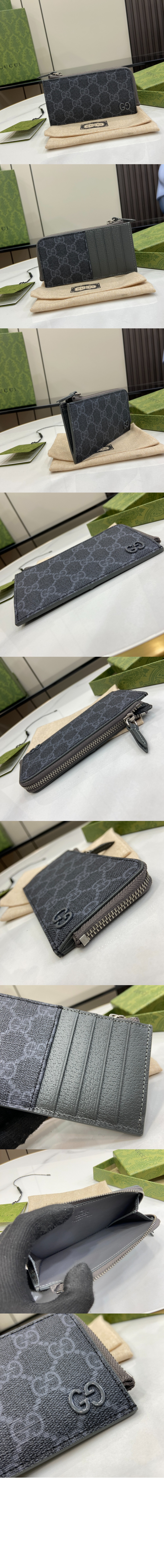 구찌 GG 디테일 GG 지퍼 카드 케이스 795233