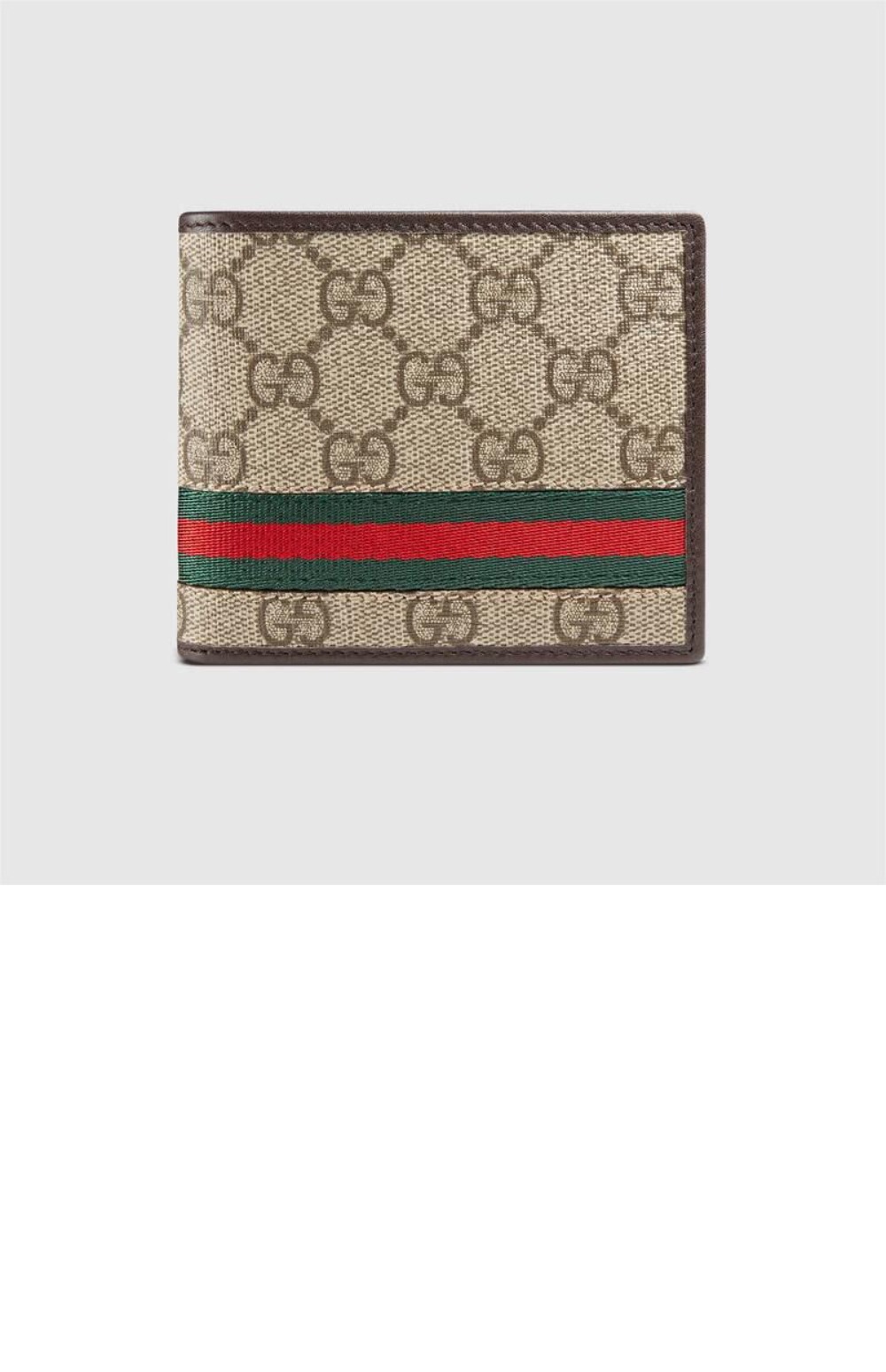 구찌 GG 수프림 웹 반지갑 138042