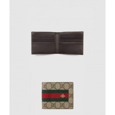 구찌 GG 수프림 웹 반지갑 408827