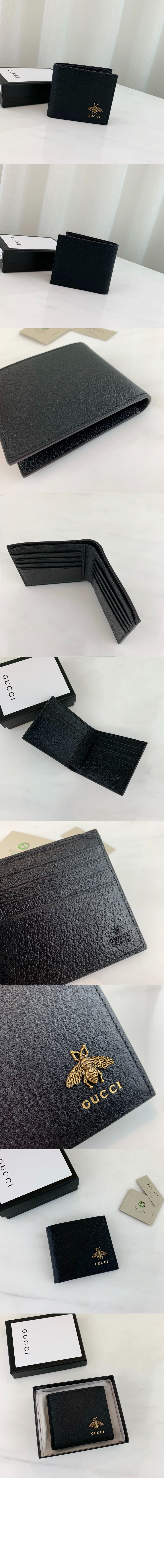 구찌 애니멀리어 반지갑 523664