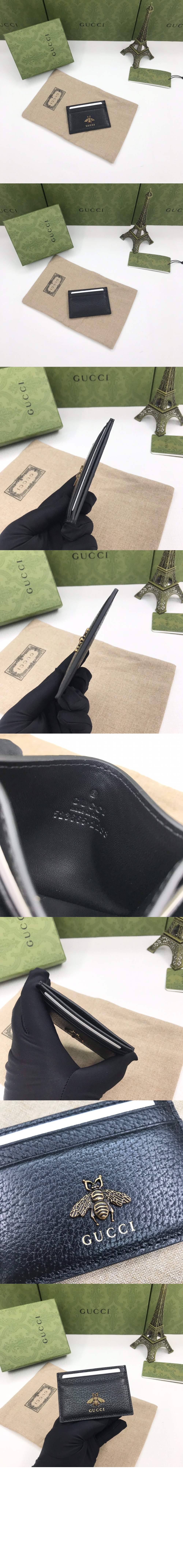 구찌 애니멀리어 카드지갑 523685