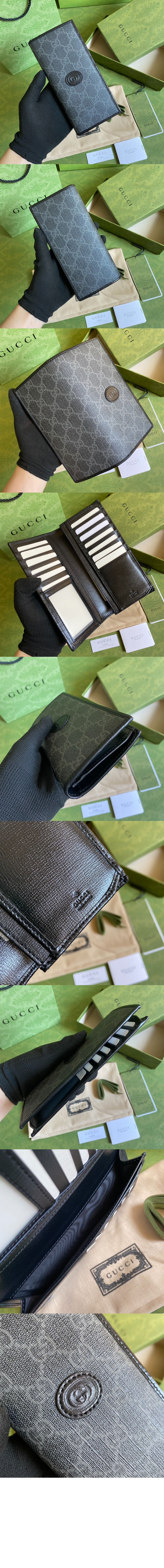 구찌 인터로킹 G 장지갑 672947