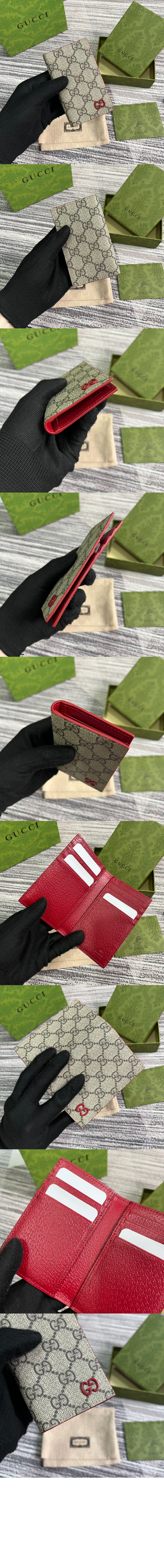 구찌 GG 디테일 롱 카드 케이스 768249