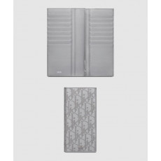 디올 오블리크 갤럭시 엠보 가죽 장지갑 2ESBC