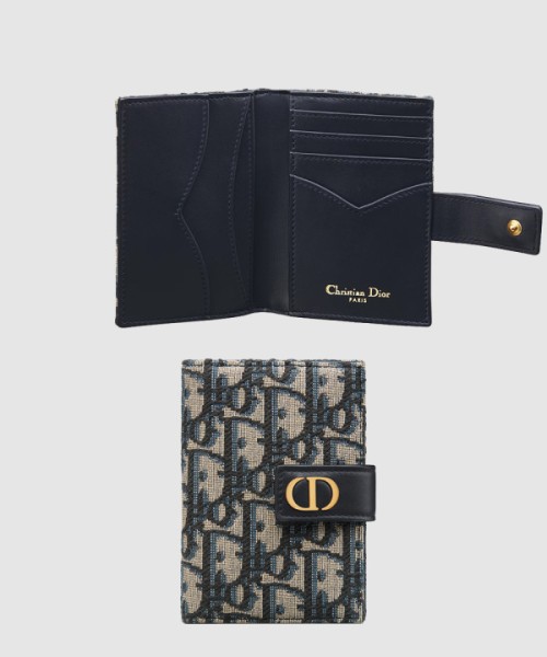 디올 30 Montaigne 버티컬 카드 지갑 S2339