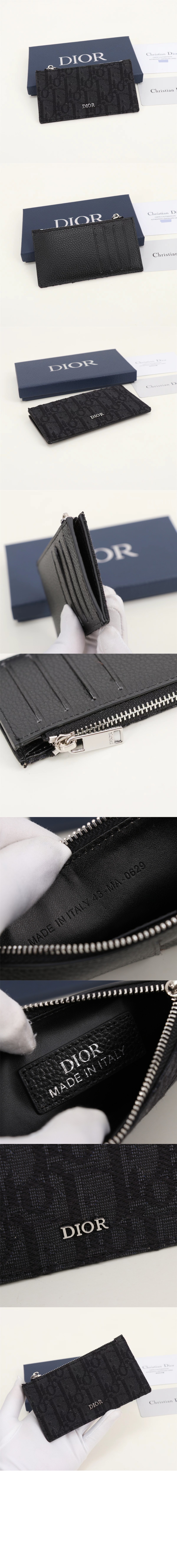 디올 지퍼 카드지갑 2ESBC