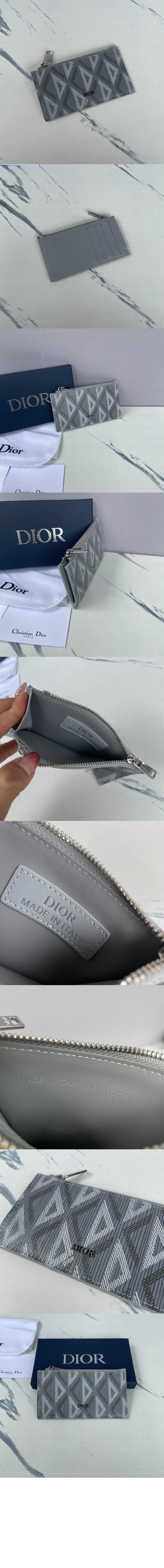 디올 지퍼 카드지갑 2ESBC