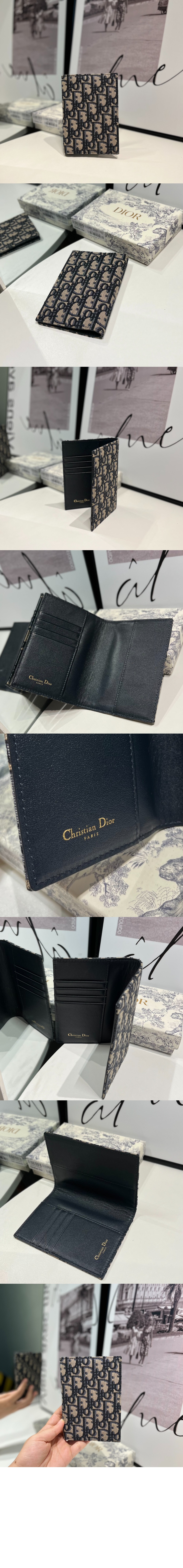 디올 오블리크 여권지갑 S5539