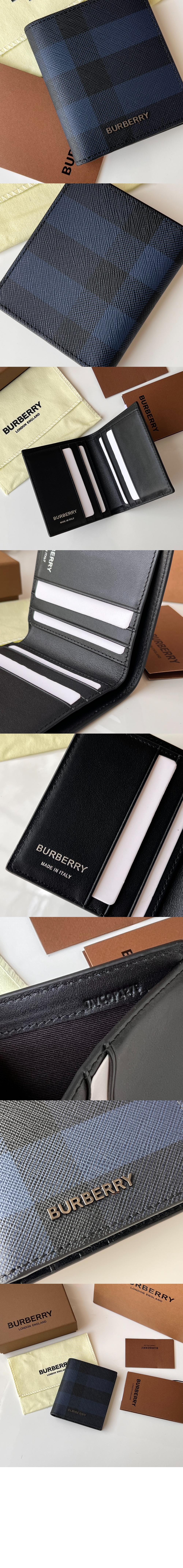 버버리 체크 폴딩 카드 케이스 80741081