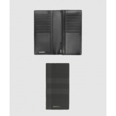 버버리 체크 레더 장지갑 80547851