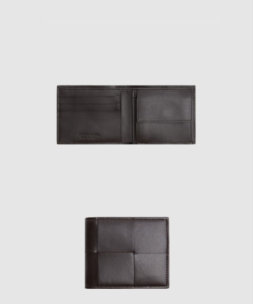 보테가베네타 동전 지갑을 갖춘 카세트 폴더형 지갑 649605