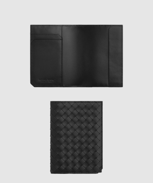 보테가베네타 인트레치아토 피콜로 여권 케이스 817398