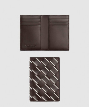 보테가베네타 인트레치아토 폴드오버 카드 케이스 749417