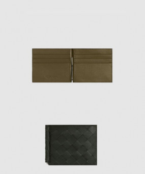보테가베네타 인트레치아토 클립형 지갑 592626