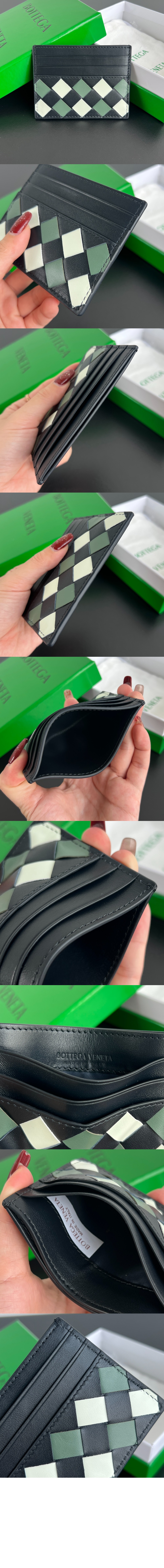보테가베네타 인트레치아토 신용카드 케이스 731956