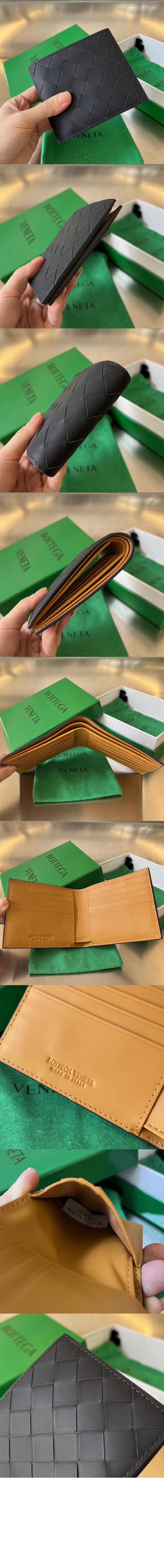 보테가베네타 인트레치아토 폴더형 지갑 605721