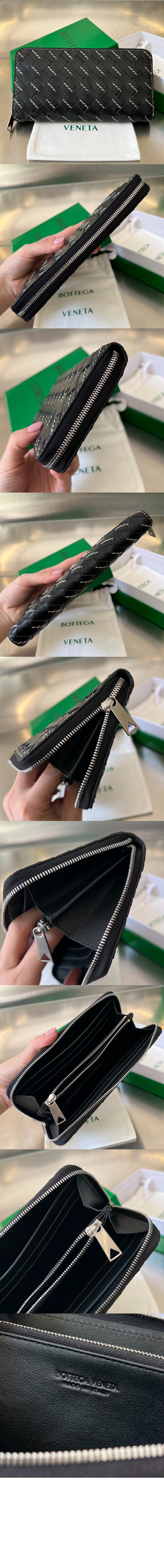 보테가베네타 인트레치아토 지퍼월렛 749427
