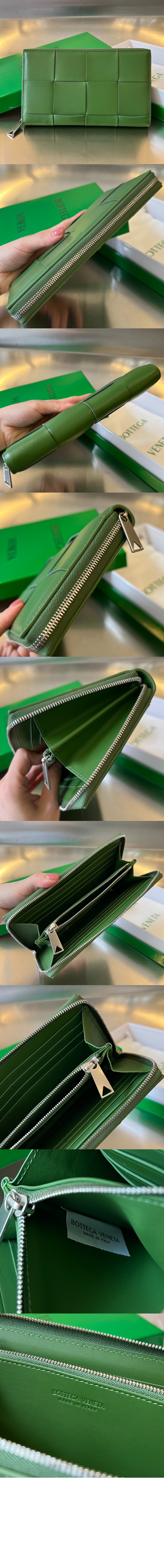 보테가베네타 인트레치아토 지퍼월렛 649607