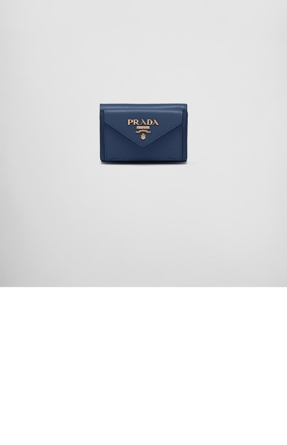 프라다 스몰 사피아노 가죽 지갑 1MH021