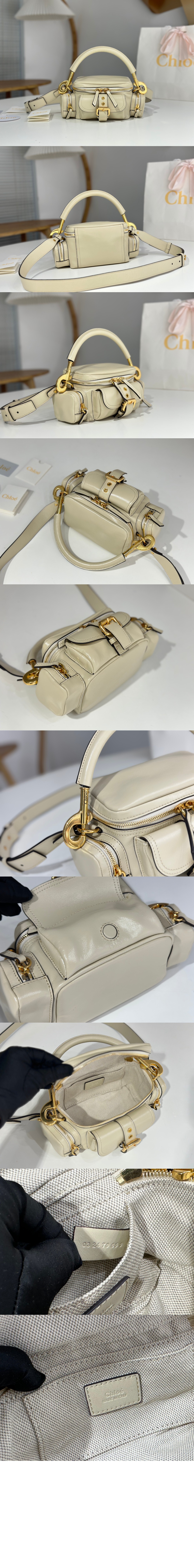 끌로에 작고 부드러운 가죽 카메라 가방 AS534