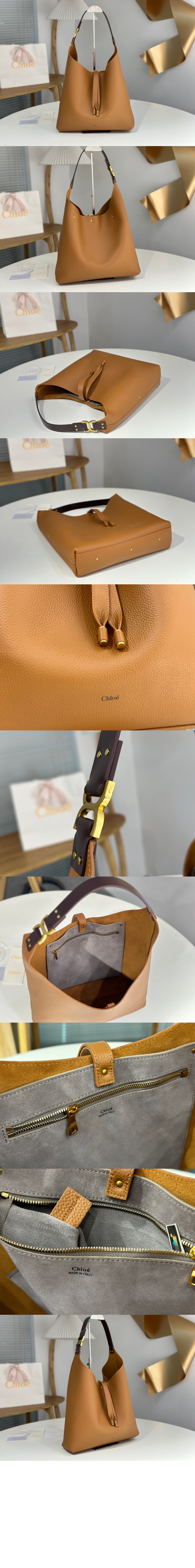 끌로에 그레인드 카프스킨 호보백 SS630