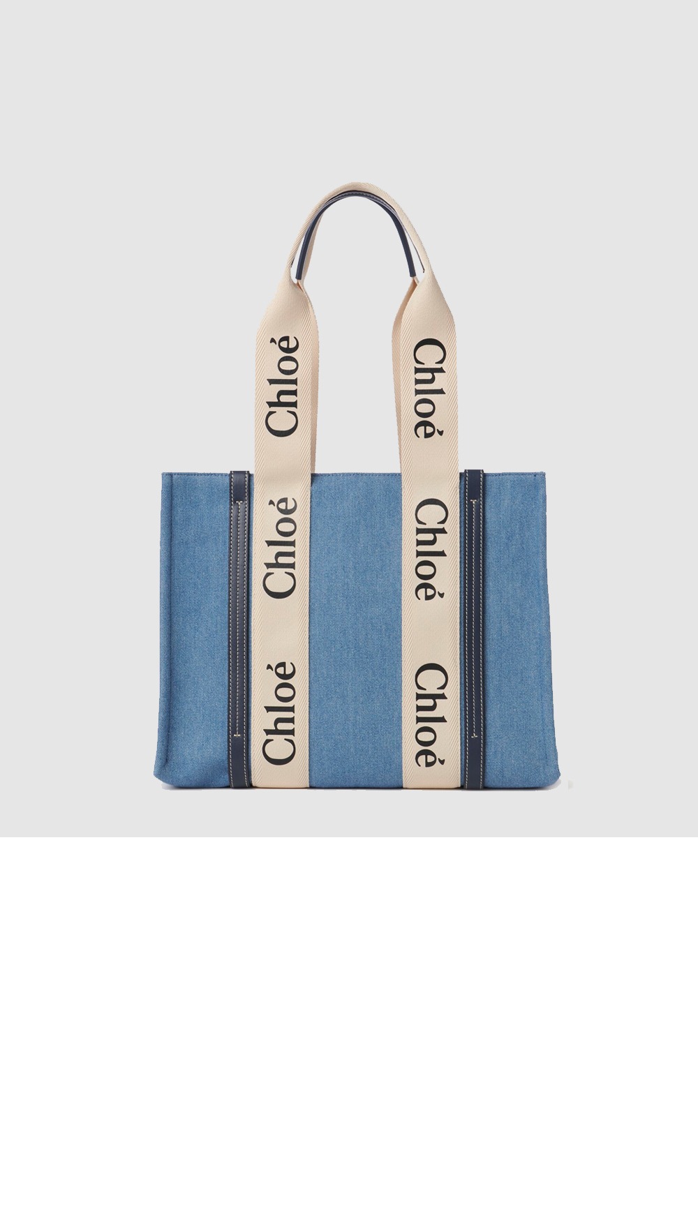 끌로에 우디 토트백 미듐 SS383