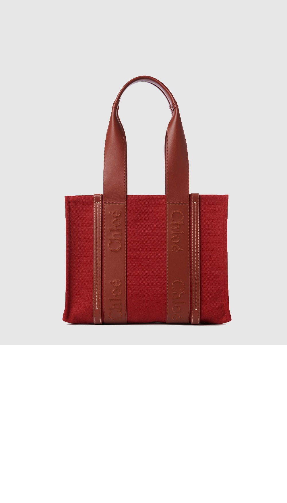 끌로에 우디 토트백 미듐 WS383